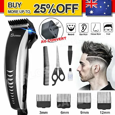 Hair Clipper Beard Trimmer Electric Shaving Razor Barber Cutting Haircut Machine • $13.95