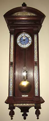 Antique Austrian One Weight Vienna Wall Clock 8-Day Timepiece (2) • $975