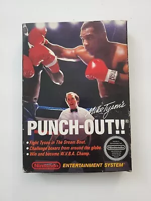 Empty Box NES Nintendo Mike Tyson's Punch - Out Game • $101