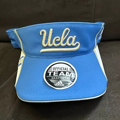 ADIDAS UCLA Bruins Blue White Golf Visor One Size New Team Headwear Adj • $12