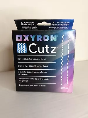 Xyron Cutz 2 Blades For Scoring Style & Perforated Style 3405-34 • £4.95