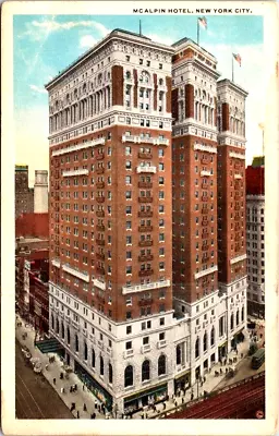 McAlpin Hotel New York City. Postcard. G. • $2.95