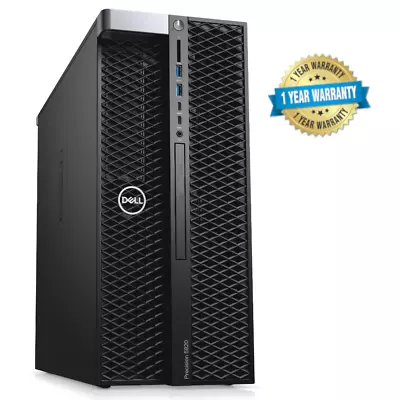 Dell Precision Tower 5820 Xeon W-2133 3.6GHz 32GB 1TB NVMe 8GB Quadro P4000 • $1199.99