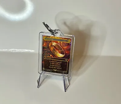 The One Ring Magic The Gathering Trading Card Game Style Keyring • £5