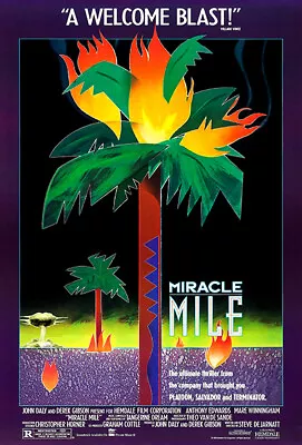 Miracle Mile - 1988 - Movie Poster • $14.99