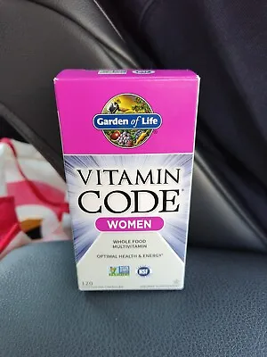 Garden Of Life Vitamin Code Women Whole Food Multivitamin 120 Caps Exp 05/2024 • $22.25