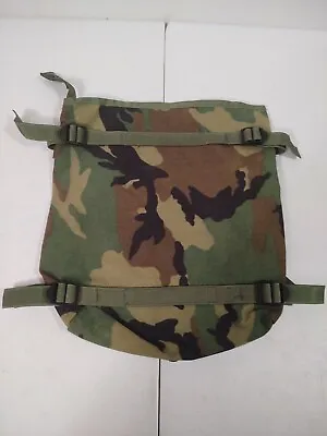 US Military Surplus MOLLE Radio Pouch Woodland Camo Used Main Pack Rucksack • $8