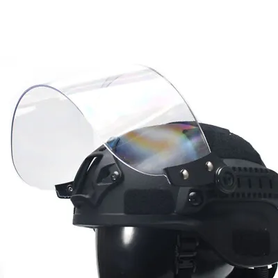 Tactical Transparent Windproof Lens Mask For Fast MICH AF Helmet Guide • $17.89