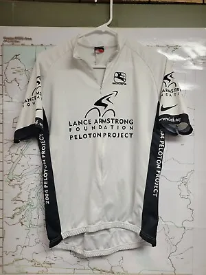 $20 • Buy Lance Armstrong Foundation Peloton Project  2004 Cycling Jersey Mens Large