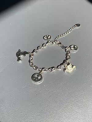 Vintage Silver Charm Braclet Charms Claires • £10.99