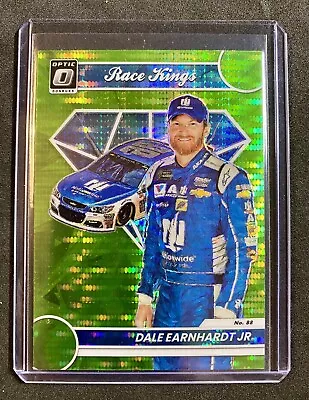 2023 Donruss Racing Optic Dale Earnhardt Jr Green Pulsar Race Kings #2 NASCAR • $4.88