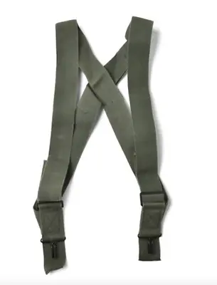 Lot Of 2 US Military M1950 Trouser Pant Suspenders - Foliage Green • $8.99