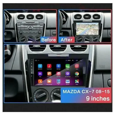 For 08-12 Mazda CX-7 9'' Touch Screen Android 12 Car Radio Stereo GPS W/ Canbus • $99.99