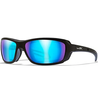 Wiley X WX Wave Ballistic Tactical Sunglasses Captivate Blue Mirror Lens Matte B • £208