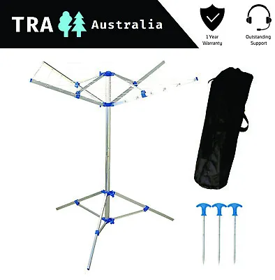 Portable Clothes Line With Carry Bag Caravan RV Accessories Camping Home Hanger • $54.02