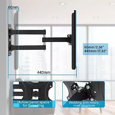 Tilt Swivel LCD LED Plasma TV Wall Bracket Mount 26 28 29 30 32 38 39 42 Inch • £13.55