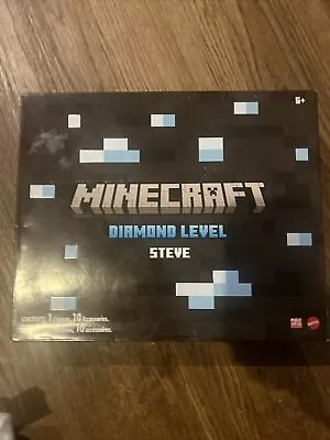 Mattel Creations Minecraft Diamond Level Steve Collector Figure 2022 SDCC Excl. • $30