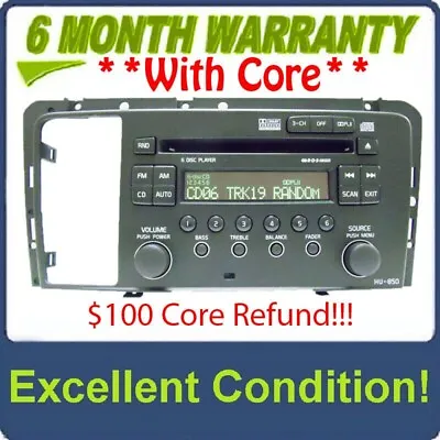 05 06 07 08 VOLVO V70 S60 RDS Radio Stereo 6 Disc Changer CD Player OEM HU-850 • $419