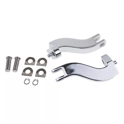 Chrome Passenger Rear Foot Peg Mount Kits Fit For Harley Touring Glide 1993-2023 • $20.89