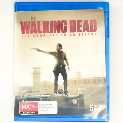 The Walking Dead: Complete Series 3 (Blu-ray 2012) Horror Drama TV Season 3 • $14.44