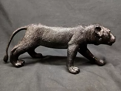 Vintage Detailed Plastic Black Panther Red And Green Eyes Made In China • $9.99