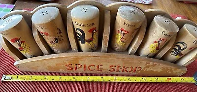 Vintage Chicken Themed Spice Rack • $10