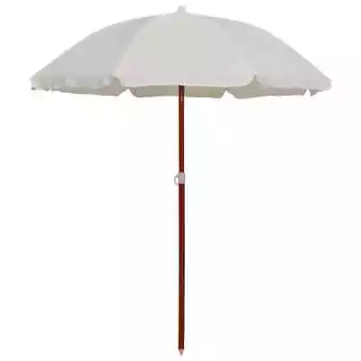 Outdoor Garden Umbrella Pool Patio Beach Sun Shade Cantilever Parasol Sand 1.8m • $55.79