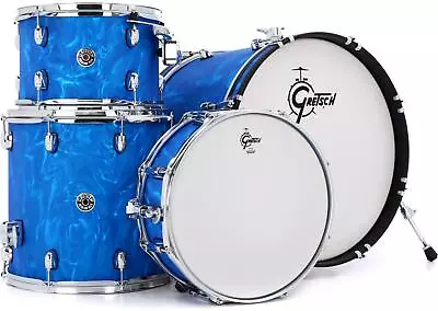 Gretsch Drums Catalina Club 4-piece Shell Pack W/ Snare - 20  Kick - Blue Satin • $949