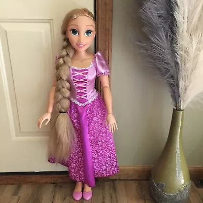Disney Princess Rapunzel Playdate Doll 32  My Life Size Doll Braided Hair Used • $69.95