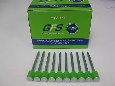 GFS RAMSET PAT's Compt. 62mm Conc.&Steel Nails - Collated Suits FrameBoss 10pack • $199