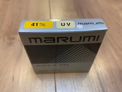 MARUMI UV Filter 41mm UV 41mm Silver For UV Absorption Free Expedited Shipping • $35.88