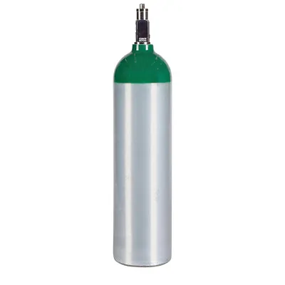New 14.6 Cu Ft Medical D Aluminum Medical Oxygen Cylinder With CGA870 Post Valve • $66.80