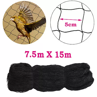 Anti Bird Netting Soft Flexible For Garden Fruit Crop Cage Protection • £15.90