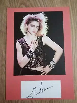 Madonna Signed Photo A4 Repro / Print • £4.99