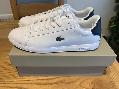 Lacoste Trainers - Graduate 0121 1 Sma 7-42Sma0051147 White / Black - Size 9 • £60