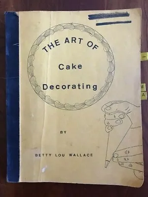 1971 Art Cake Decorating Betty Lou Wallace Handwritten Notes Mountain Park NC • $75