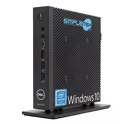 Dell Wyse 5070 Mini PC Thin Client Windows 10 Pro 4gb 120gb Rs232 [Reconditioned • $593.92