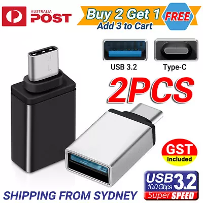 USB-C OTG Data Adapter USB 3.2 Type C Male To USB 3.2 A Female Cable Converter • $4.25