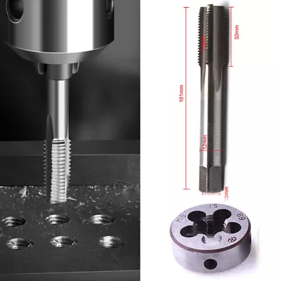 £6.53 • Buy M16*1.5mm Metric Thread Tap/Die HSS Machine Threading Taper Plug OR W/Round Die