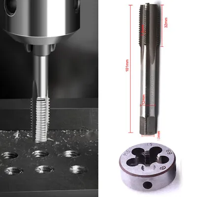 M16*1.5mm Metric Thread Tap/Die HSS Machine Threading Taper Plug OR W/Round Die • £6.53