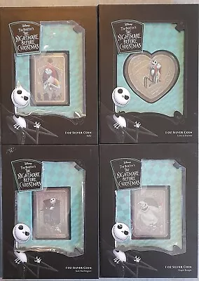 2021 Niue Disney Nightmare Before Christmas 4Pc Collection 1oz Silver • $639.99