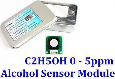 C2H5OH Electrochemical Alcohol Sensor Module Quick Gas Reader Analyzer 0 - 5ppm • $39.99