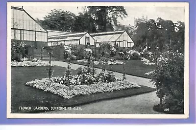 Nice 1947 Flower Gardens Dunfermline Glen Fife Local Dundee Vintage Postcard • £1.79