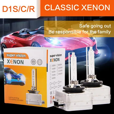 2x D1S 12000K HID Xenon Headlight Light Bulbs Lamps For BMW Audi Mini Volkswagen • $32.44