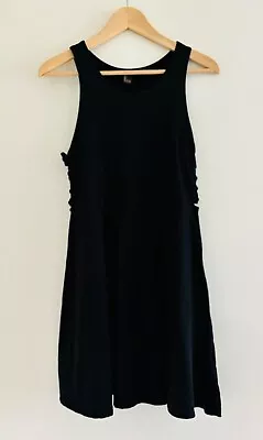 Forever 21 Girl's Sleeveless Side-braided Cotton Dress Black L • $9.90