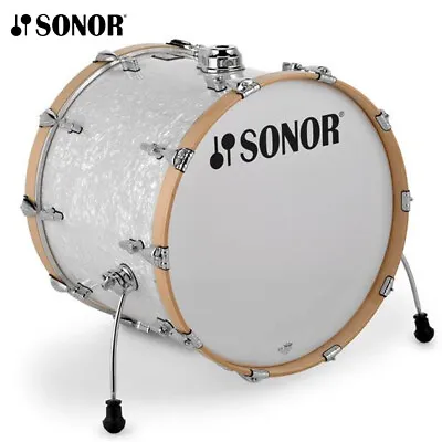 Sonor AQ2 14  X 13  Maple Bass Drum With Bass Mount White Pearl AQ2-1413-BDWM-WH • $389