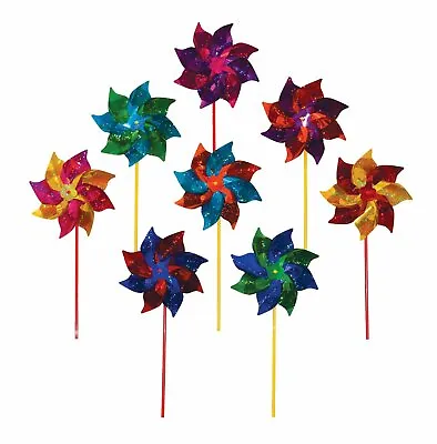 Plastic Windmill Pinwheel Wind Spinner Lawn Garden Decor Kids Toy - PRE-MADE • £4.99