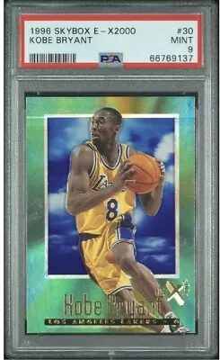 Skybox E-X2000 #30 Kobe Bryant Rookie Psa 9 Mint Rc Beauty Hof • $1449.99