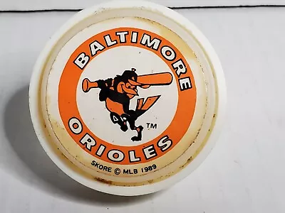 Vintage 1989 SKORE MLB Baltimore Orioles Round Nitelite Night Light Working • $12