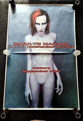 Marilyn Manson Mechanical Animals Silk Screen 1998 • $450